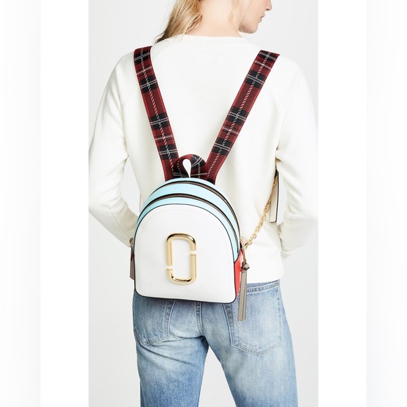 MARC JACOBS 🖤 Packshot Tartan backpack - Picture 2 of 12